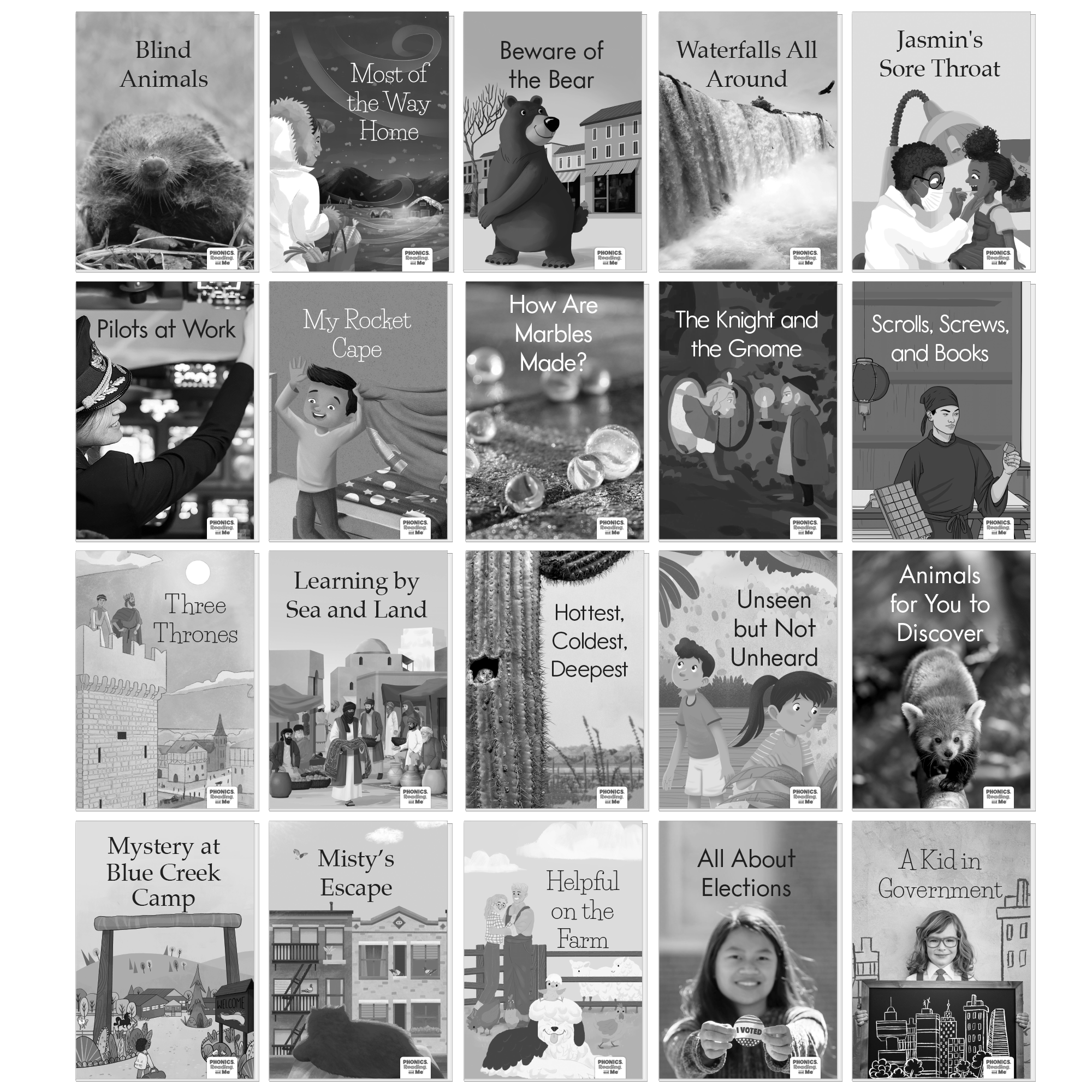Product: Mini Decodable Books, Set D